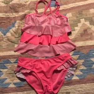 Girls two piece swim wear
